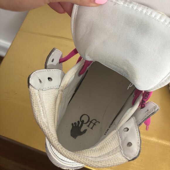 Off-White Sneakers 3.0 Off-Court High Men 11.5 in "White Grey" - Picture 4 of 8